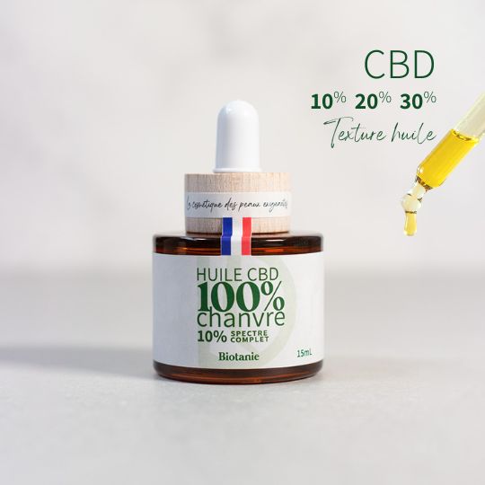 Huile CBD Spectre complet Biotanie 100% chanvre