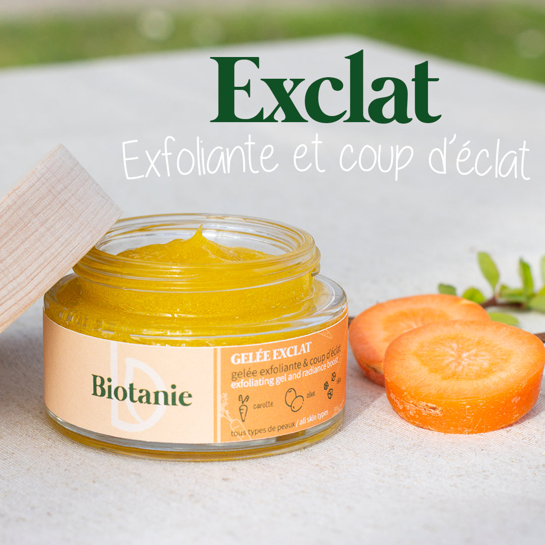 Exclat Gelée exfoliante et coup d'éclat Biotanie