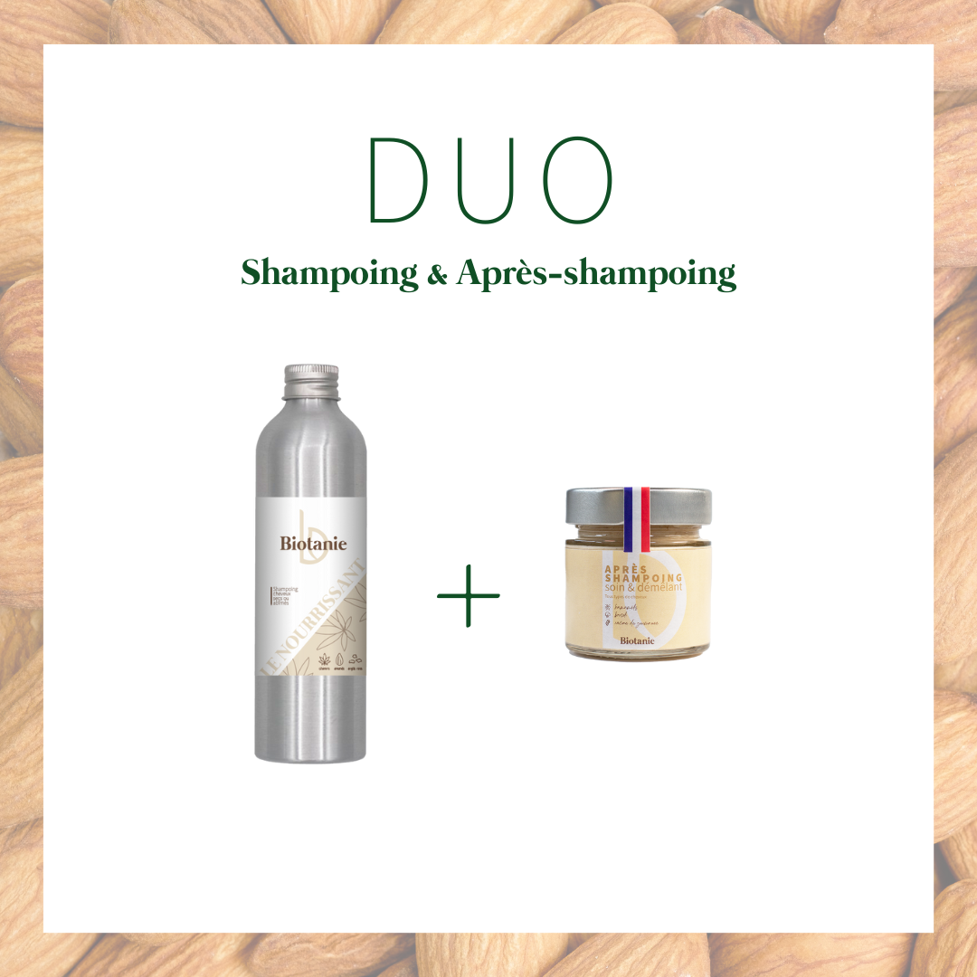 Duo Shampoing Nourrissant et l'après-shampoing Biotanie