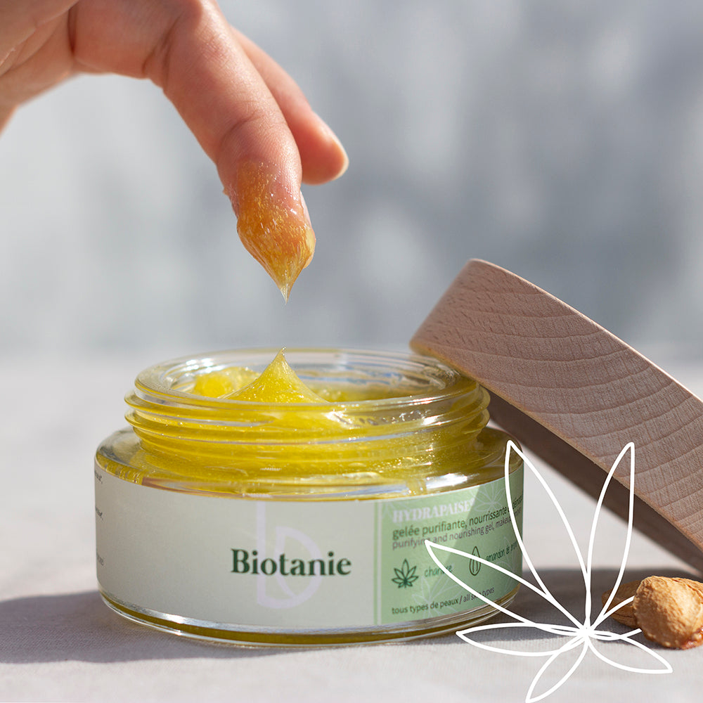 Texture gelée Hydrapaise de Biotanie chanvre et prune