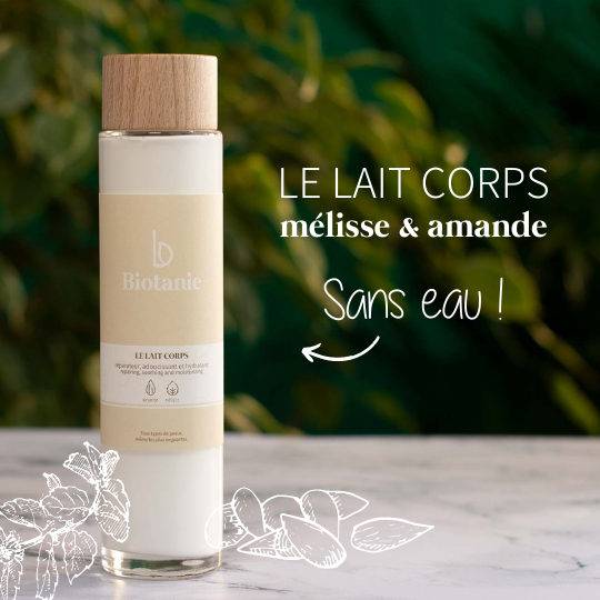 Le Lait Corps Biotanie Amande douce et Mélisse